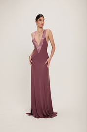 Rosa Gown Mauve