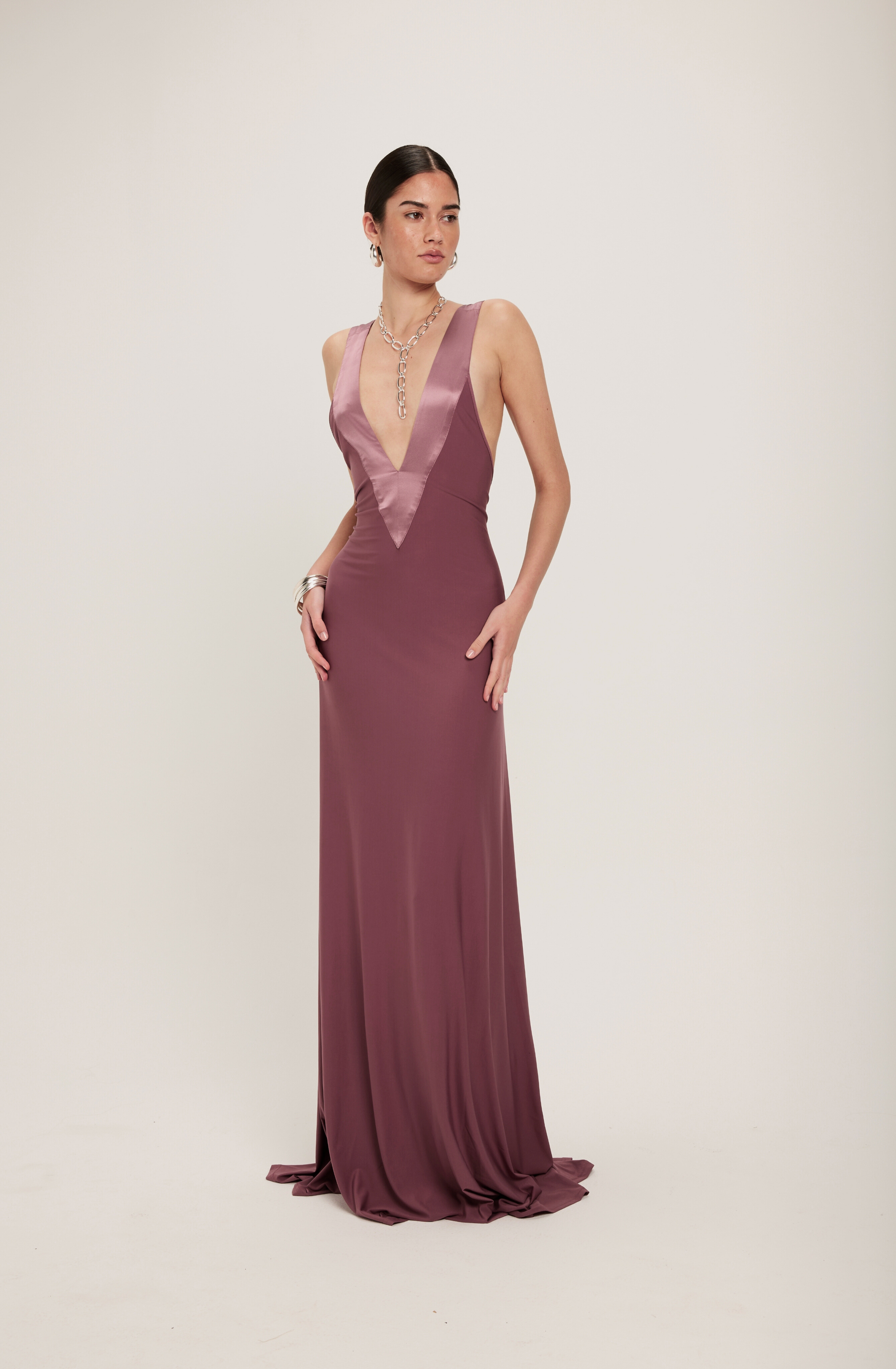 Rosa Gown Mauve