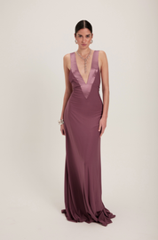 Rosa Gown Mauve