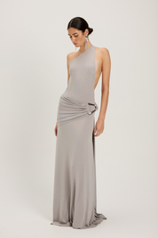 Gaia Gown - Silver Grey