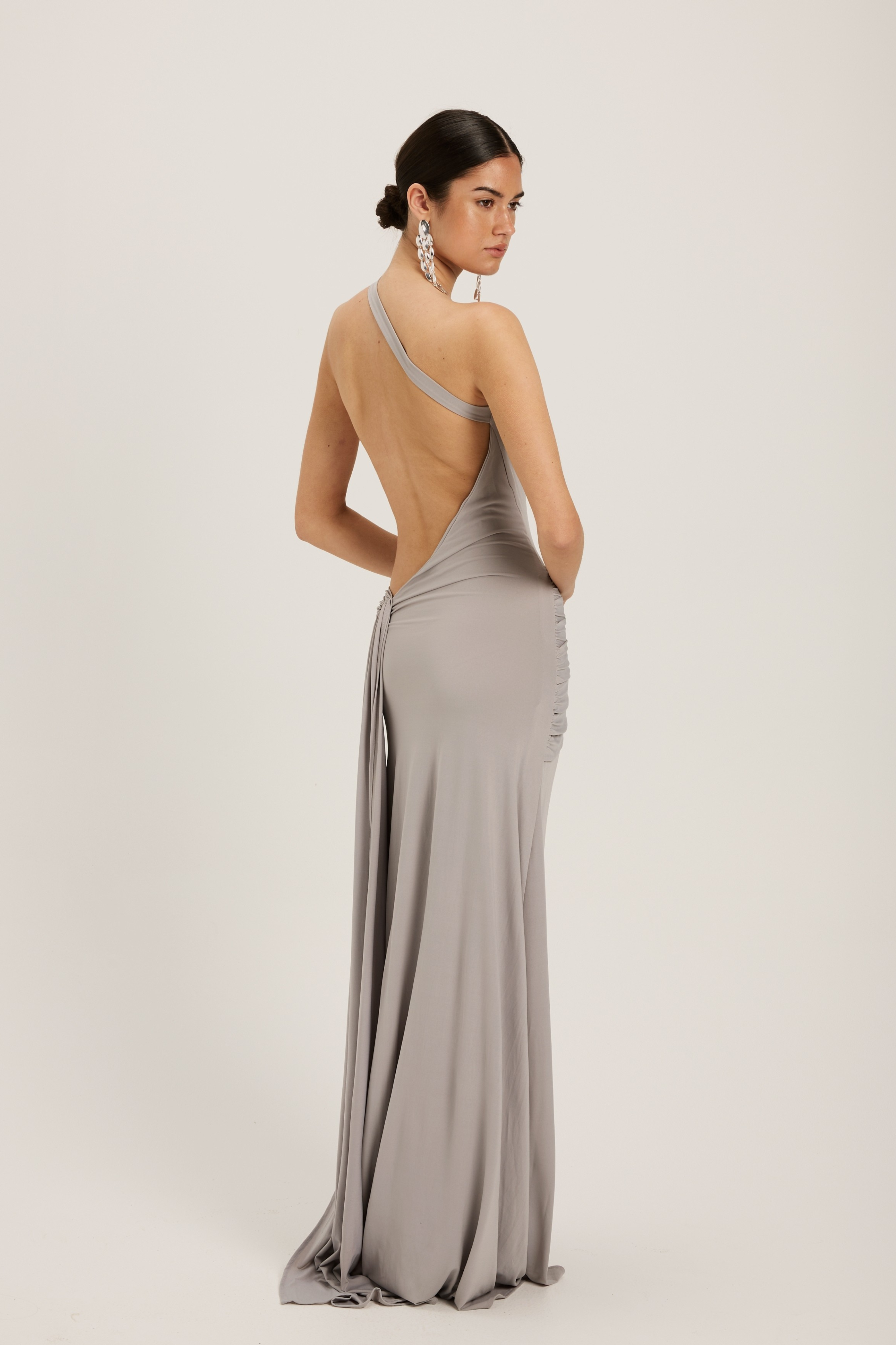 Gaia Gown - Silver Grey