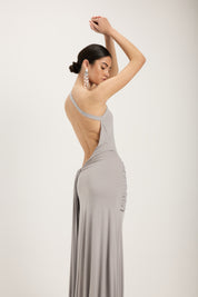 Gaia Gown - Silver Grey