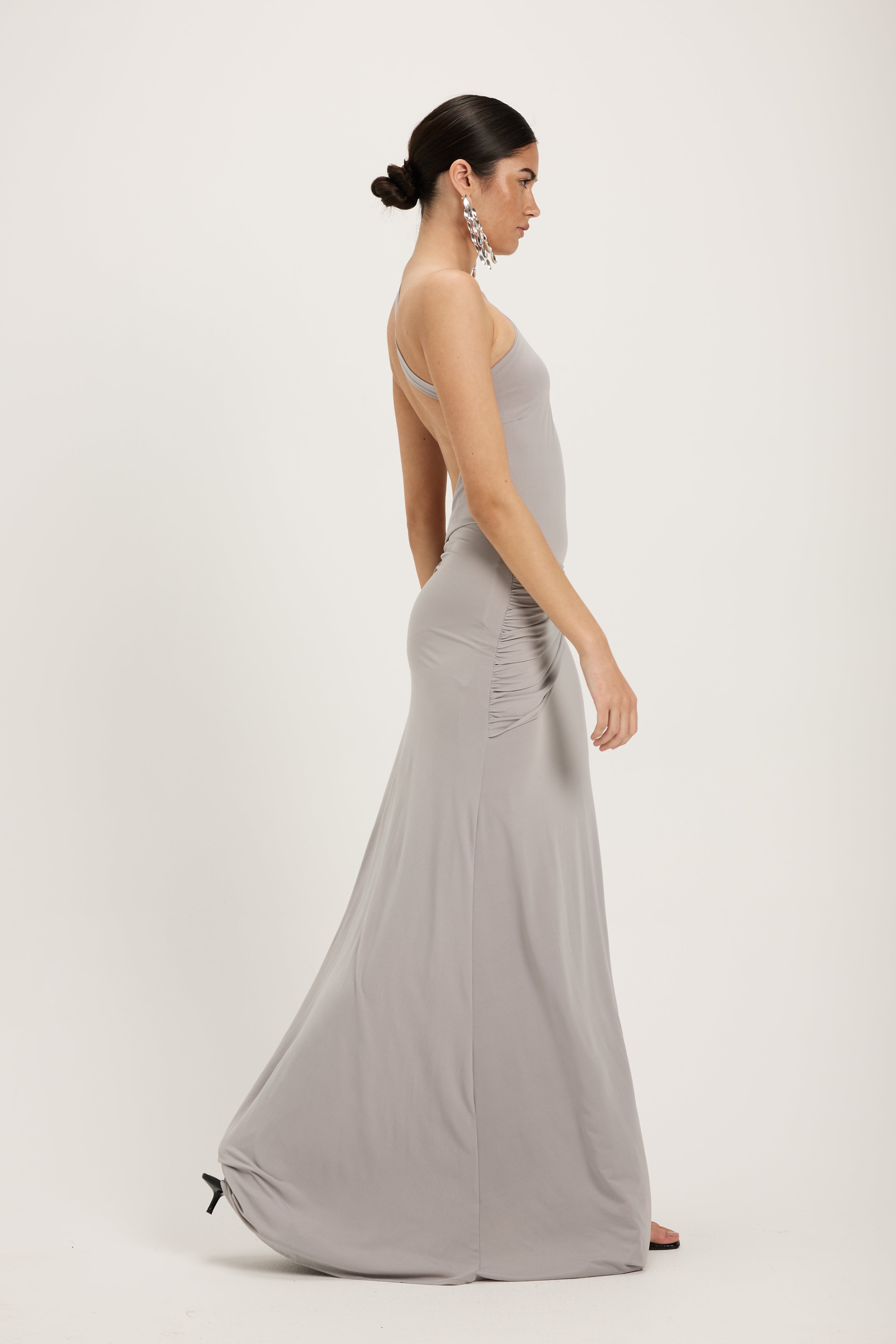 Gaia Gown - Silver Grey
