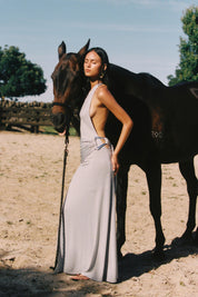 Gaia Gown - Silver Grey