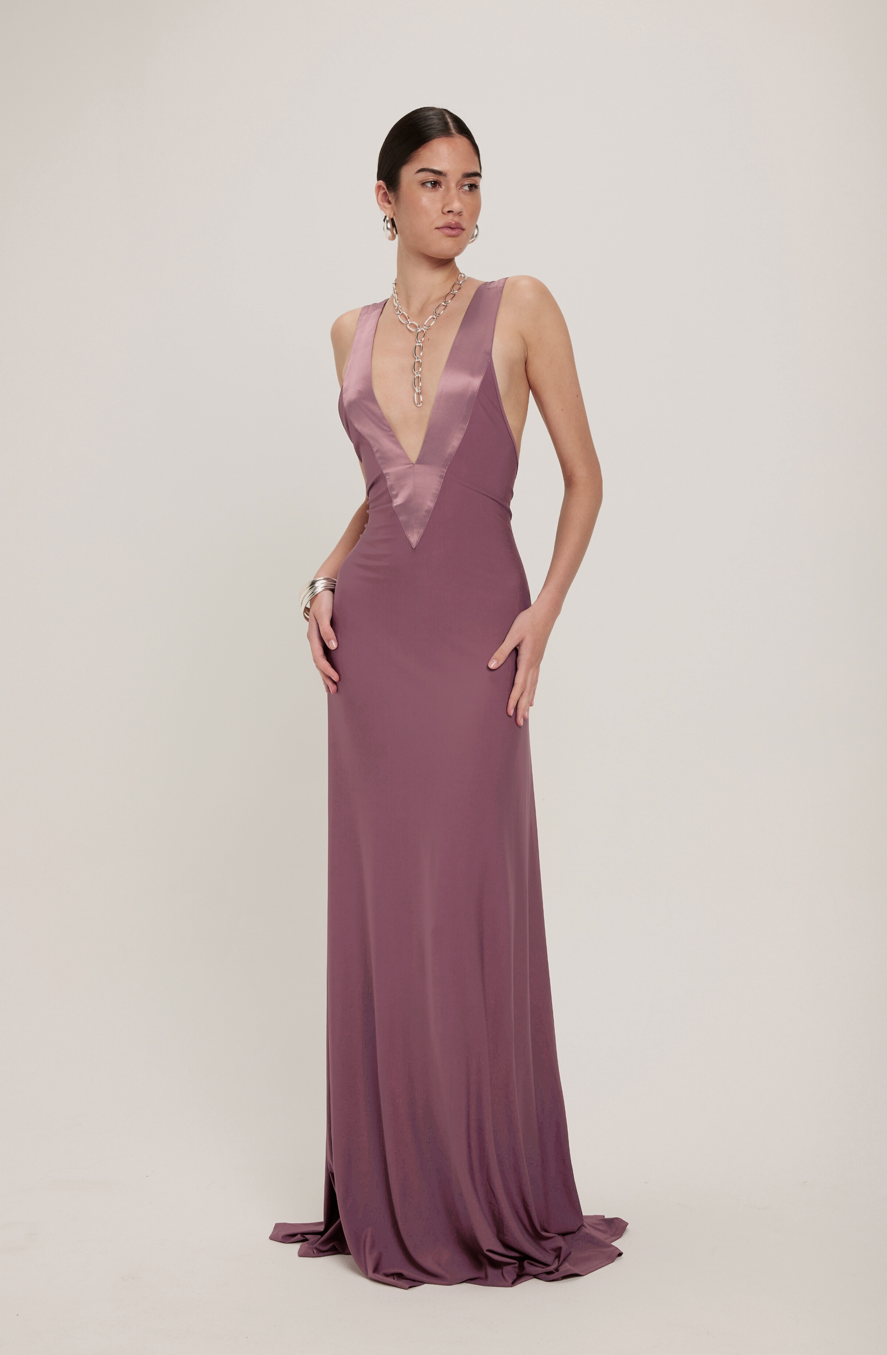 Rosa Gown Mauve