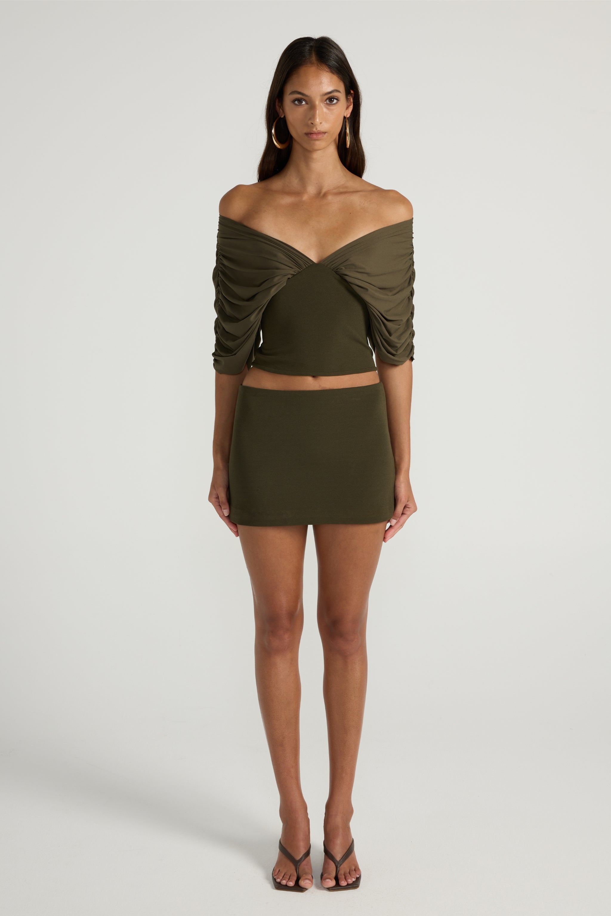 Neve Top - Olive