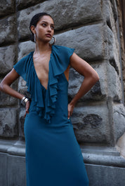 Clover Gown - Teal
