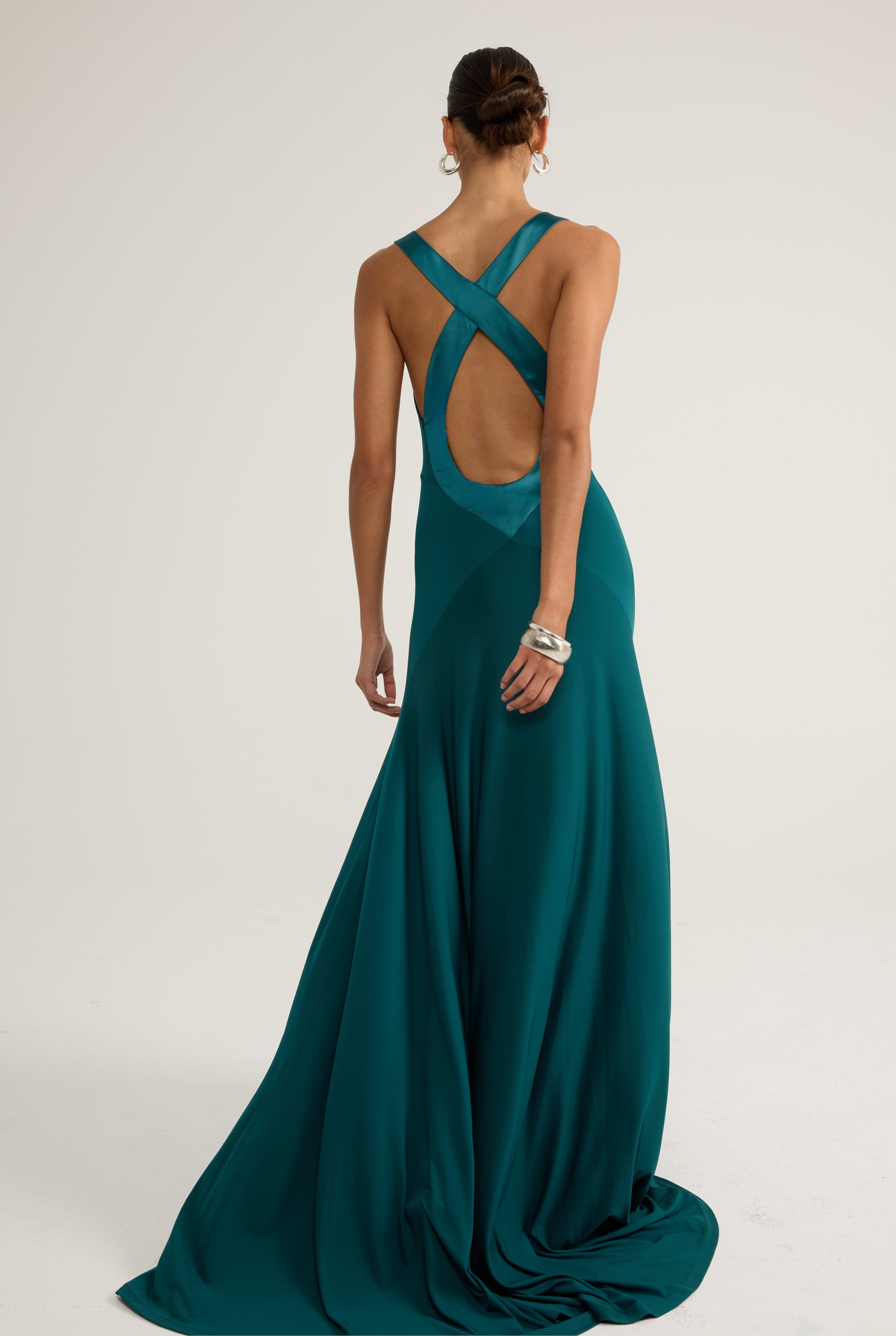 Rina Gown - Teal