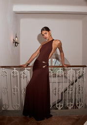 Gaia Gown - Brown