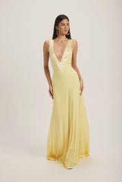 Rosa Gown Lemon