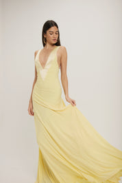 Rosa Gown Lemon