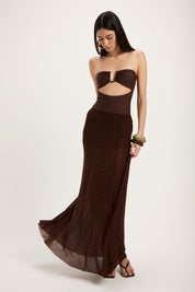 Vecchio Skirt - Brown
