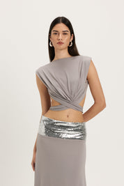 Lune Top - Grey