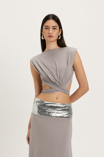 Lune Top - Grey