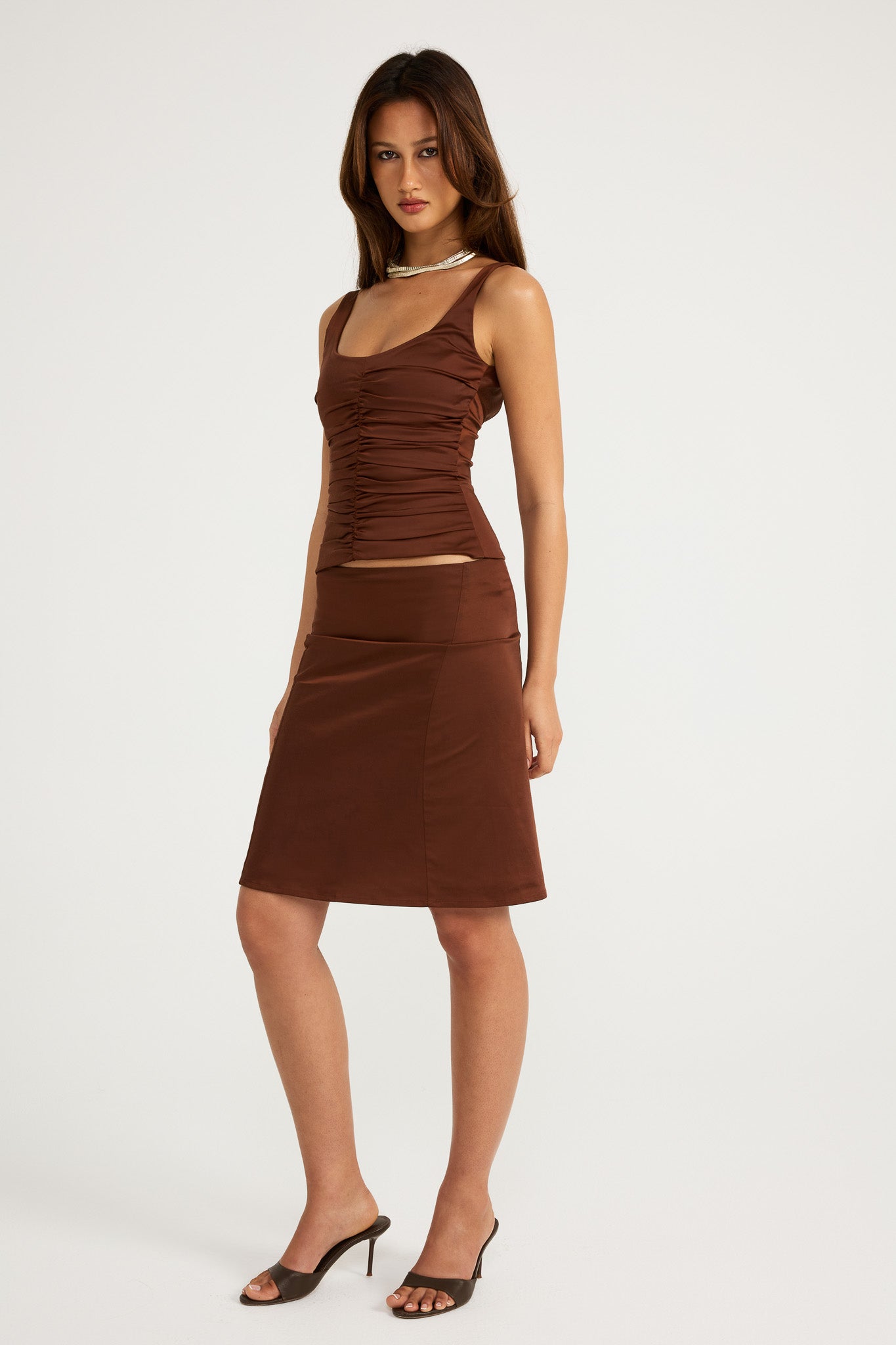 Atlein Top - Brown