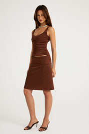 Atlein Top - Brown