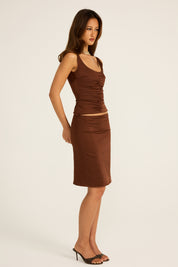 Atlein Top - Brown