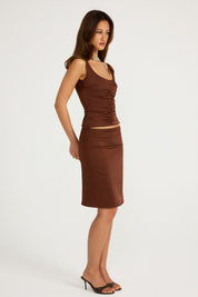 Atlein Top - Brown