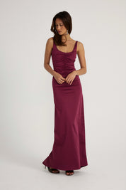 Atlein Gown - Plum