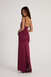 Atlein Gown - Plum
