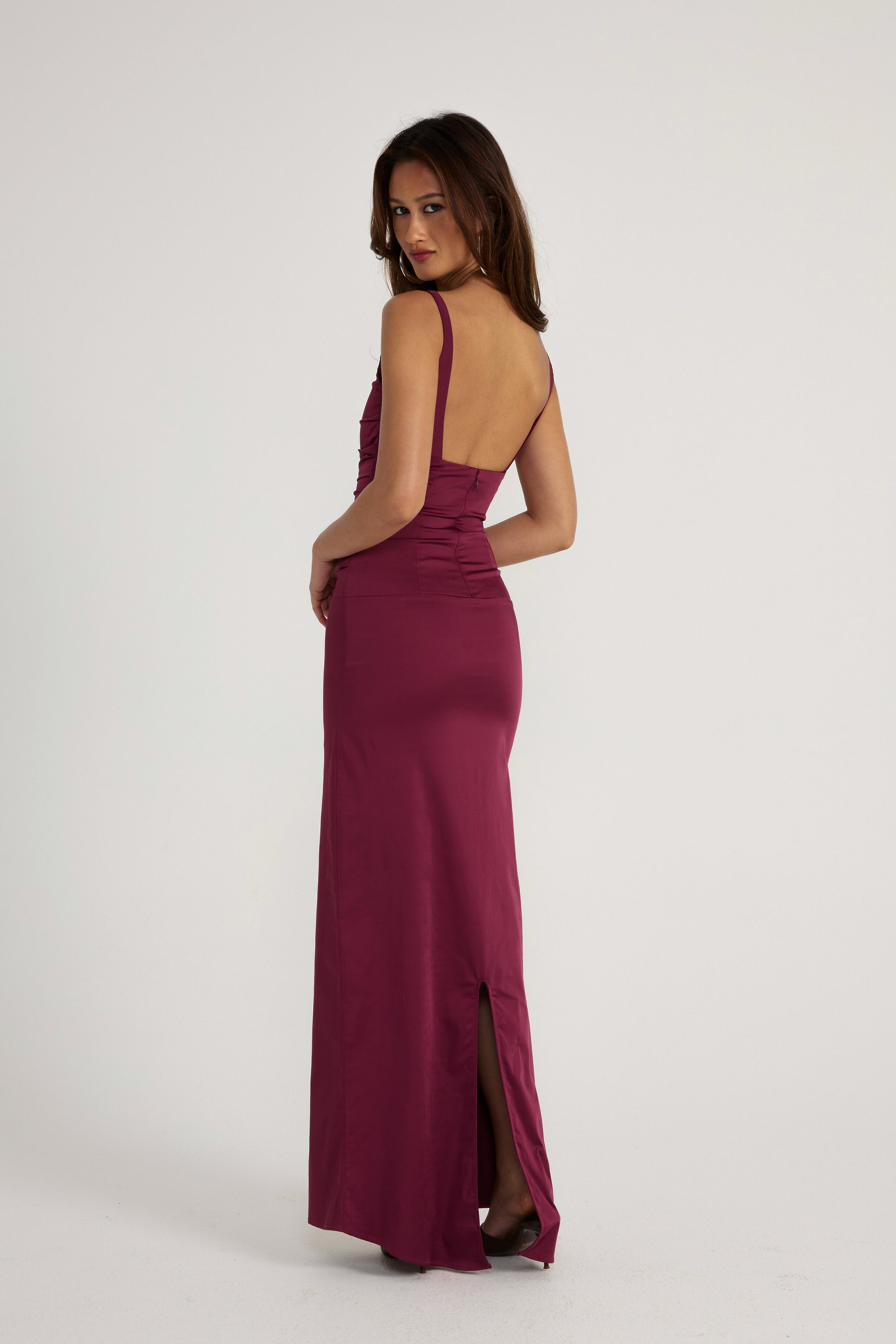 Atlein Gown - Plum