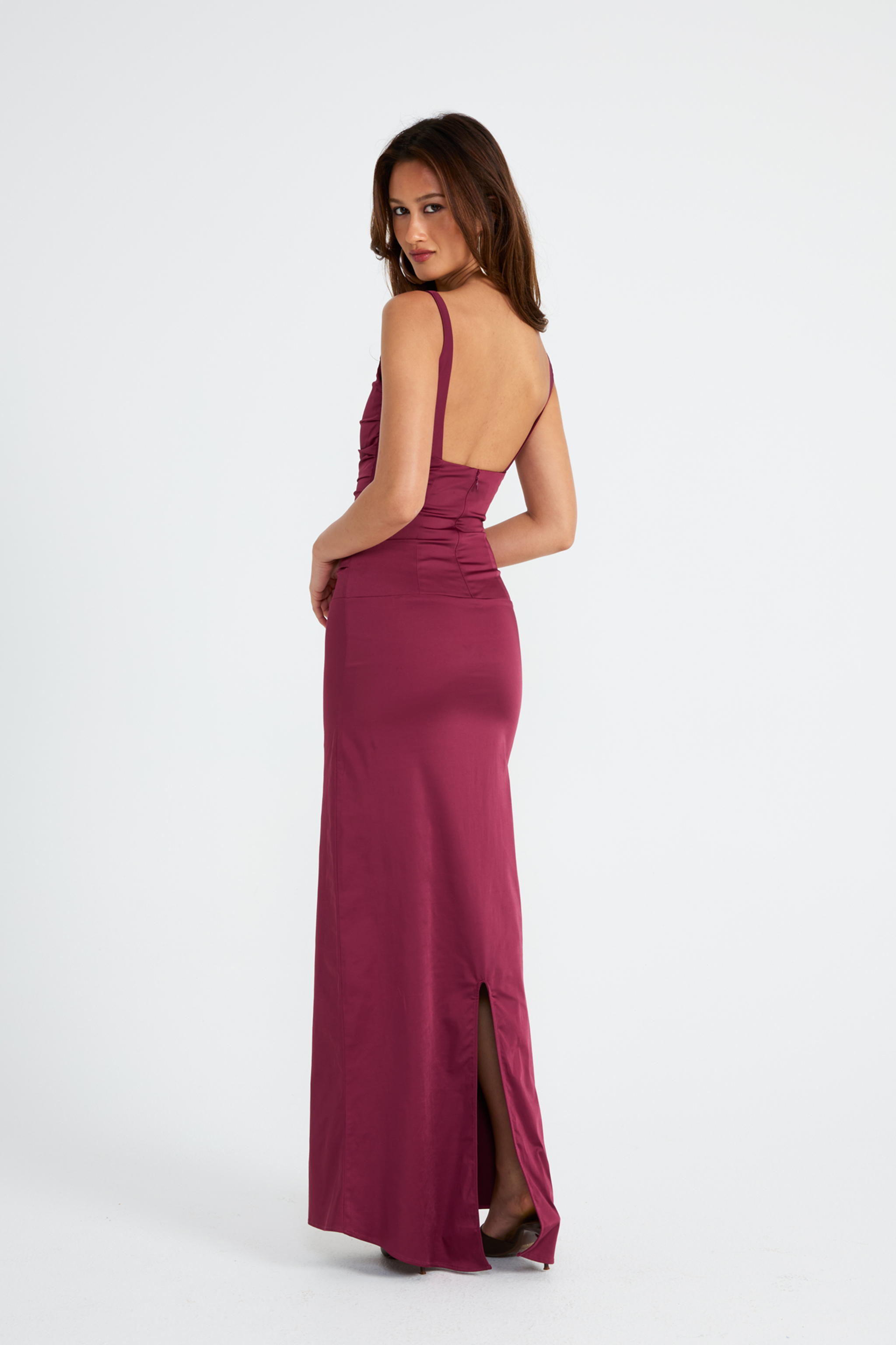 Atlein Gown - Plum