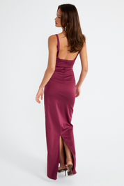 Atlein Gown - Plum