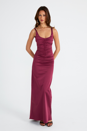 Atlein Gown - Plum