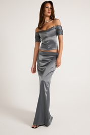 Bruna Skirt - Grey
