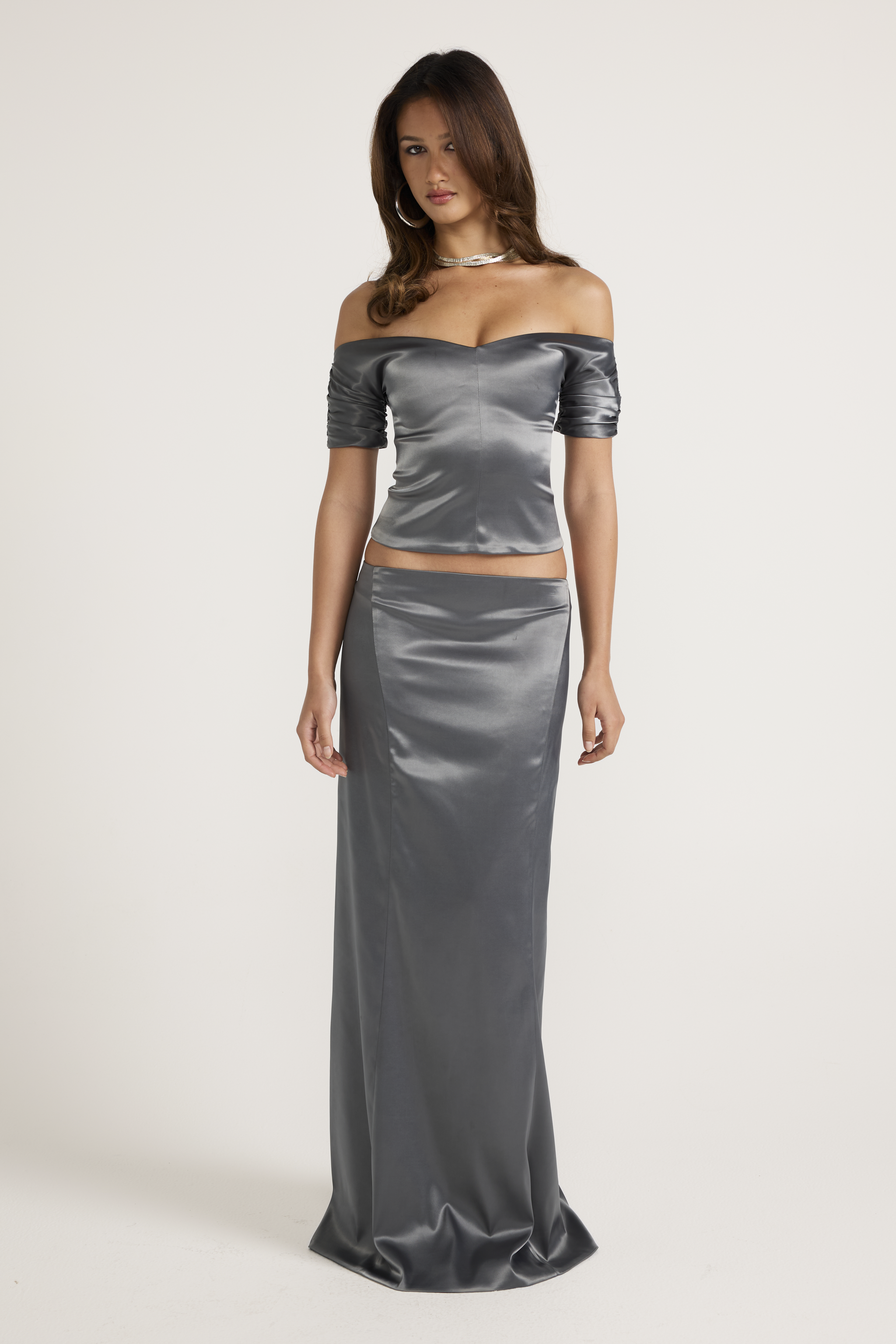 Bruna Skirt - Grey