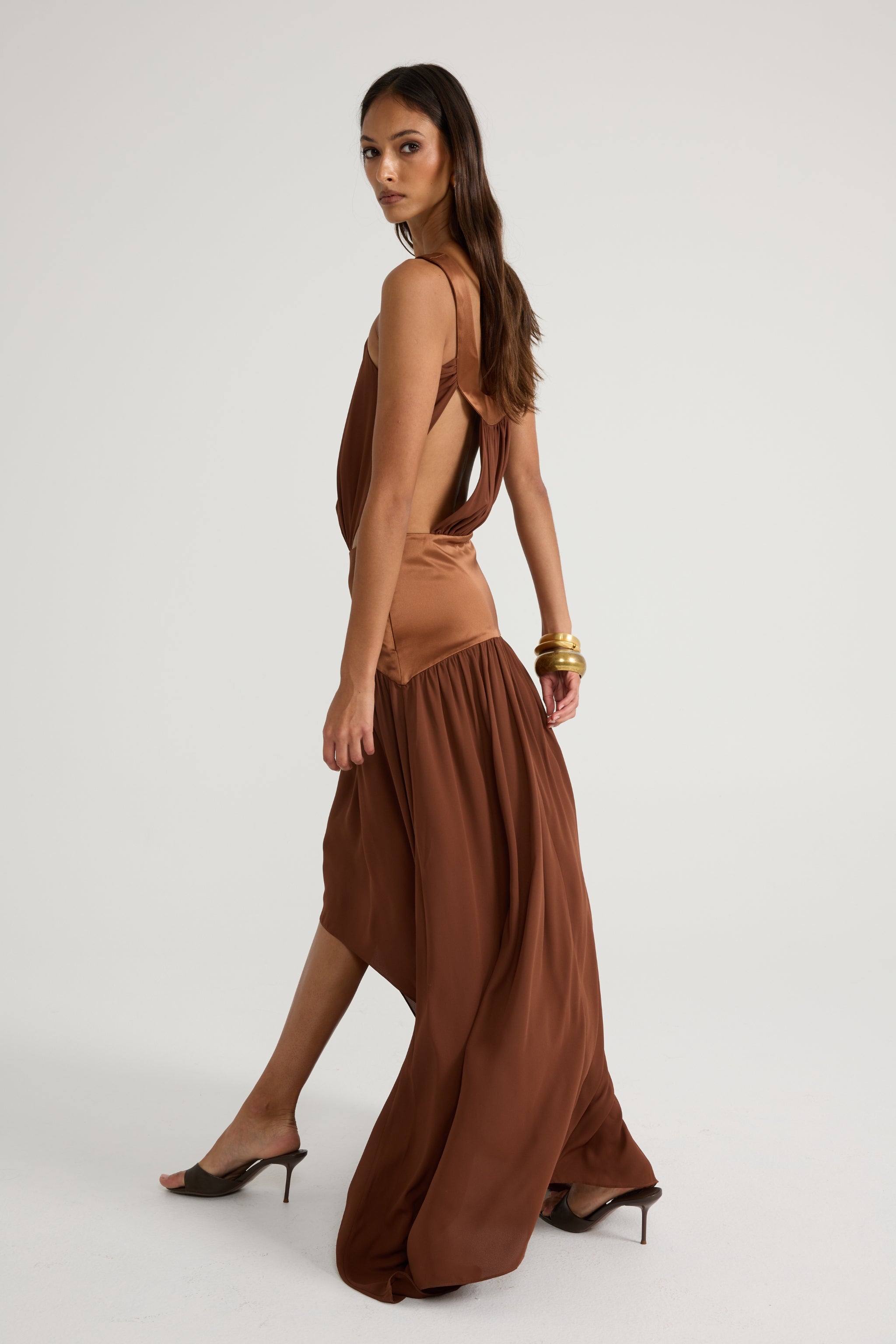 Carmen Gown - Camel