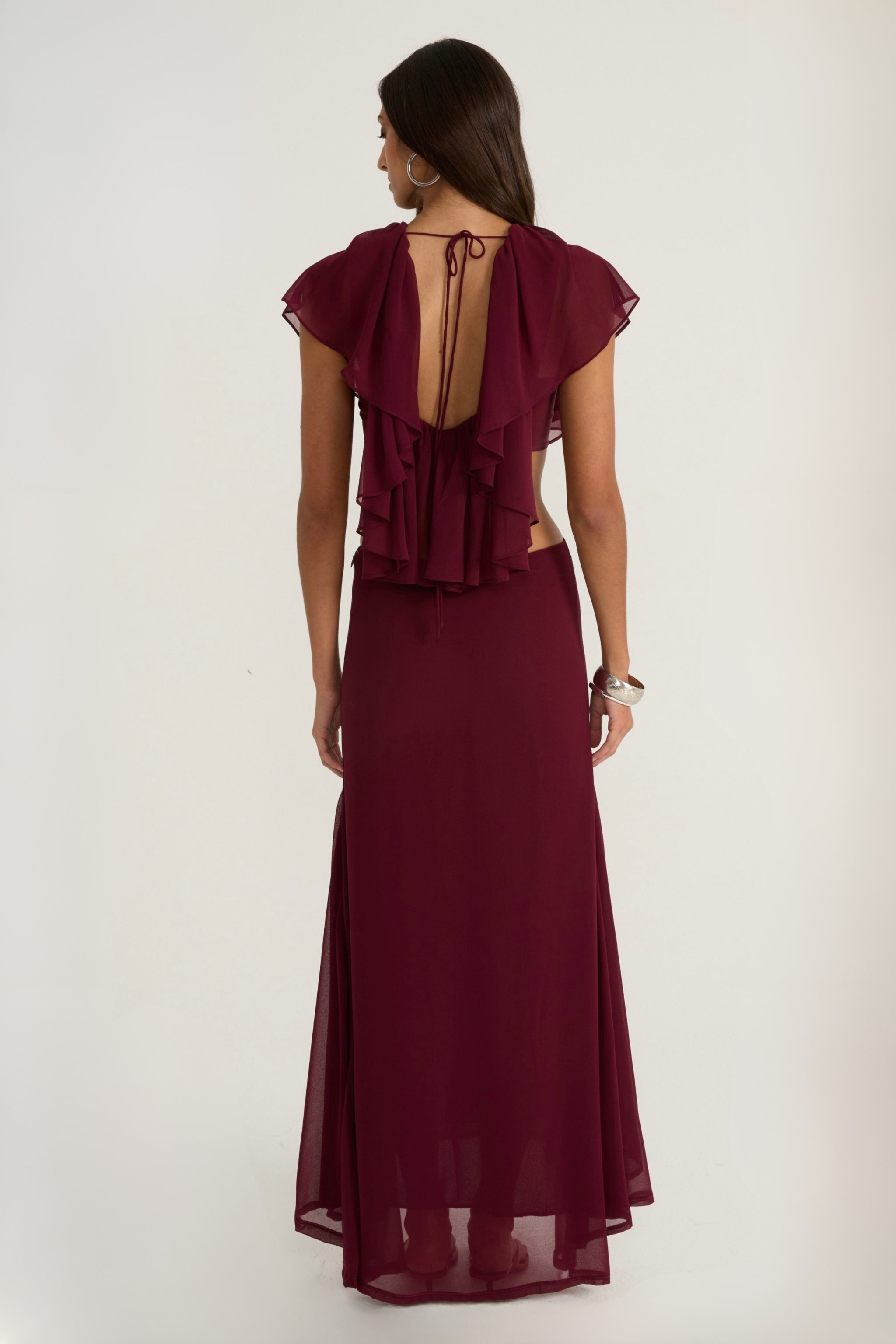 Clover Top - Burgundy