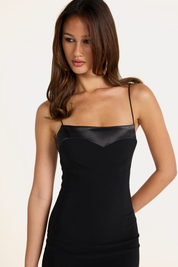Denise Midi Dress - Black