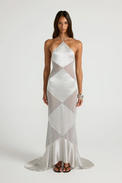Delphine Gown - Silver