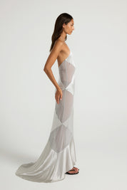 Delphine Gown - Silver