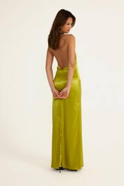Eugenie Dress - Chartreuse