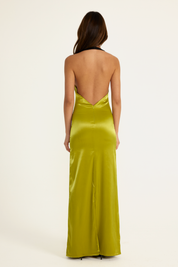 Eugenie Dress - Chartreuse
