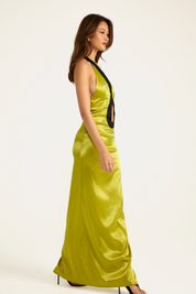 Eugenie Dress - Chartreuse