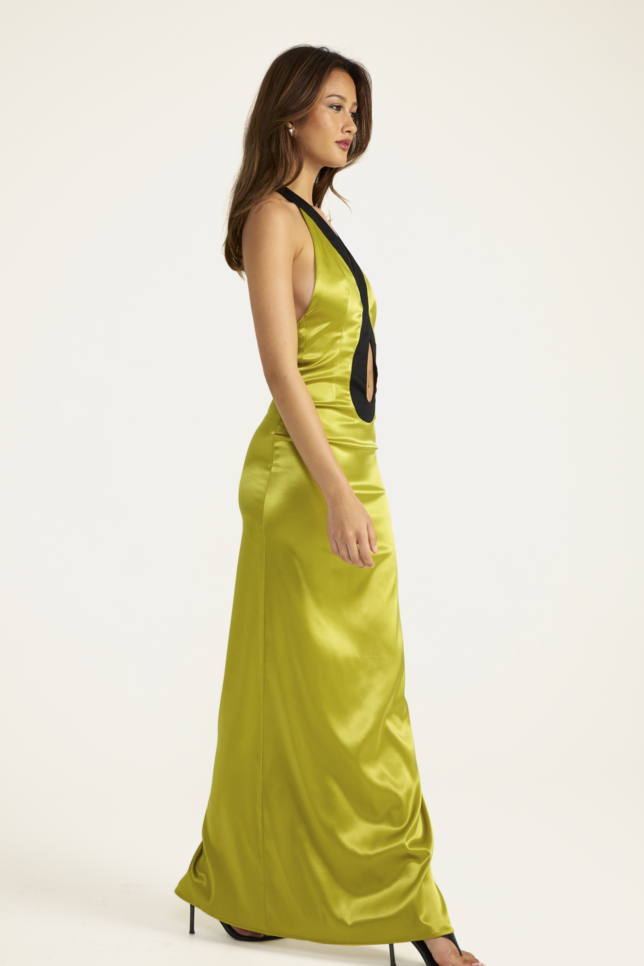 Eugenie Dress - Chartreuse