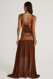 Carmen Gown - Camel