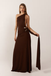 Gaia Gown - Brown