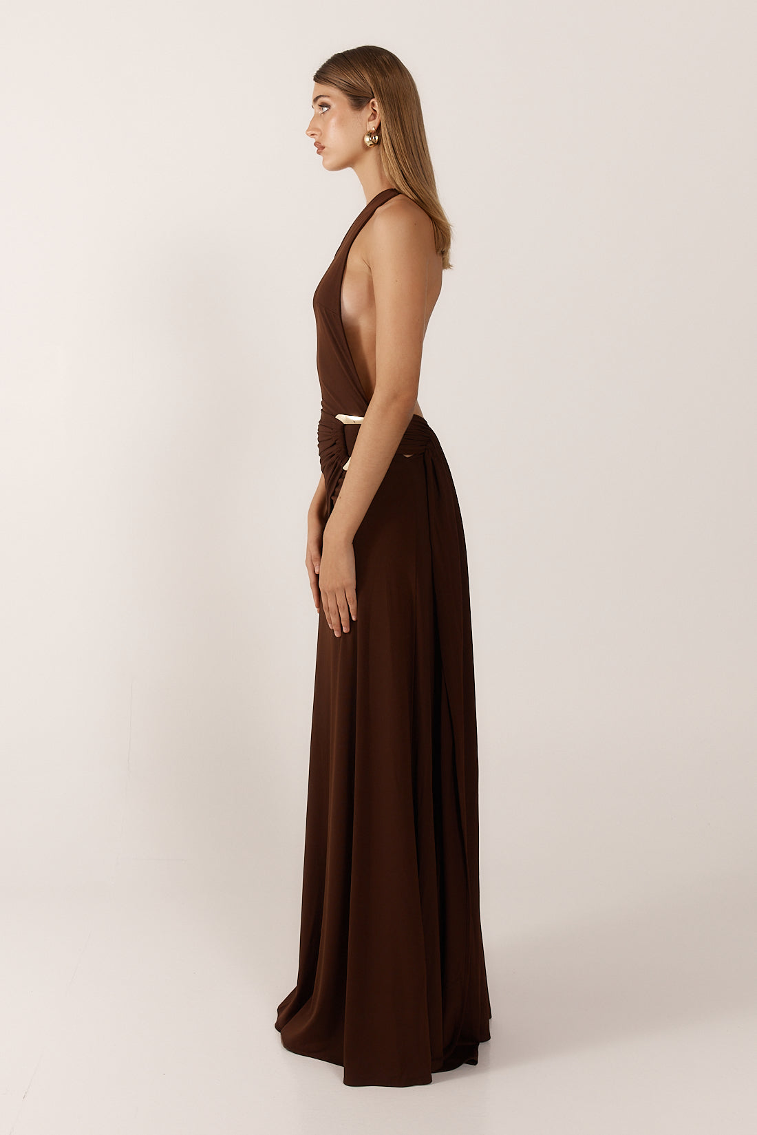 Gaia Gown - Brown