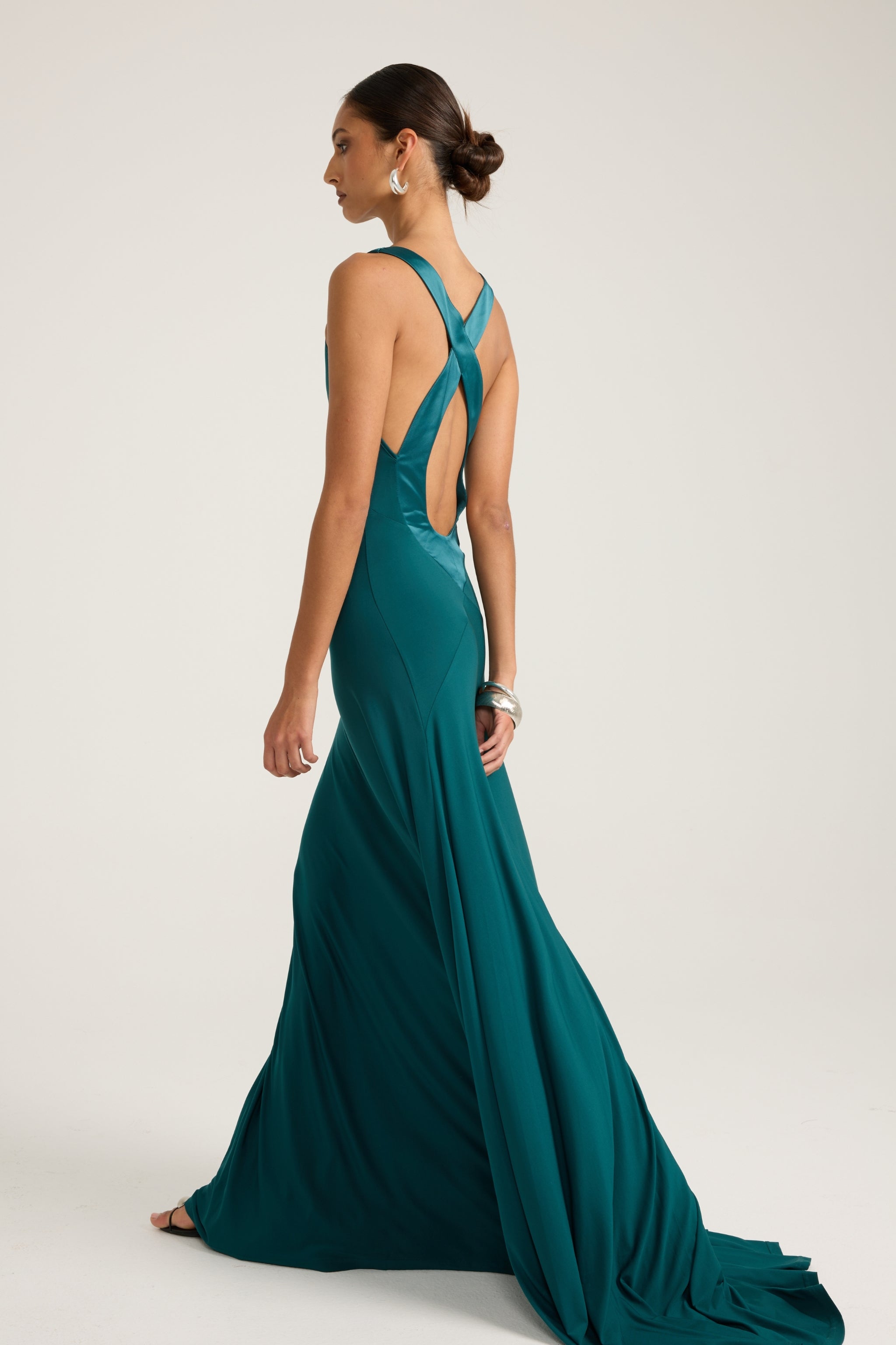 Rina Gown - Teal
