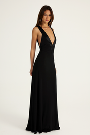 Rosa Gown - Black