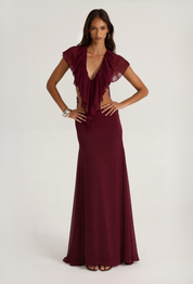 Clover Top - Burgundy