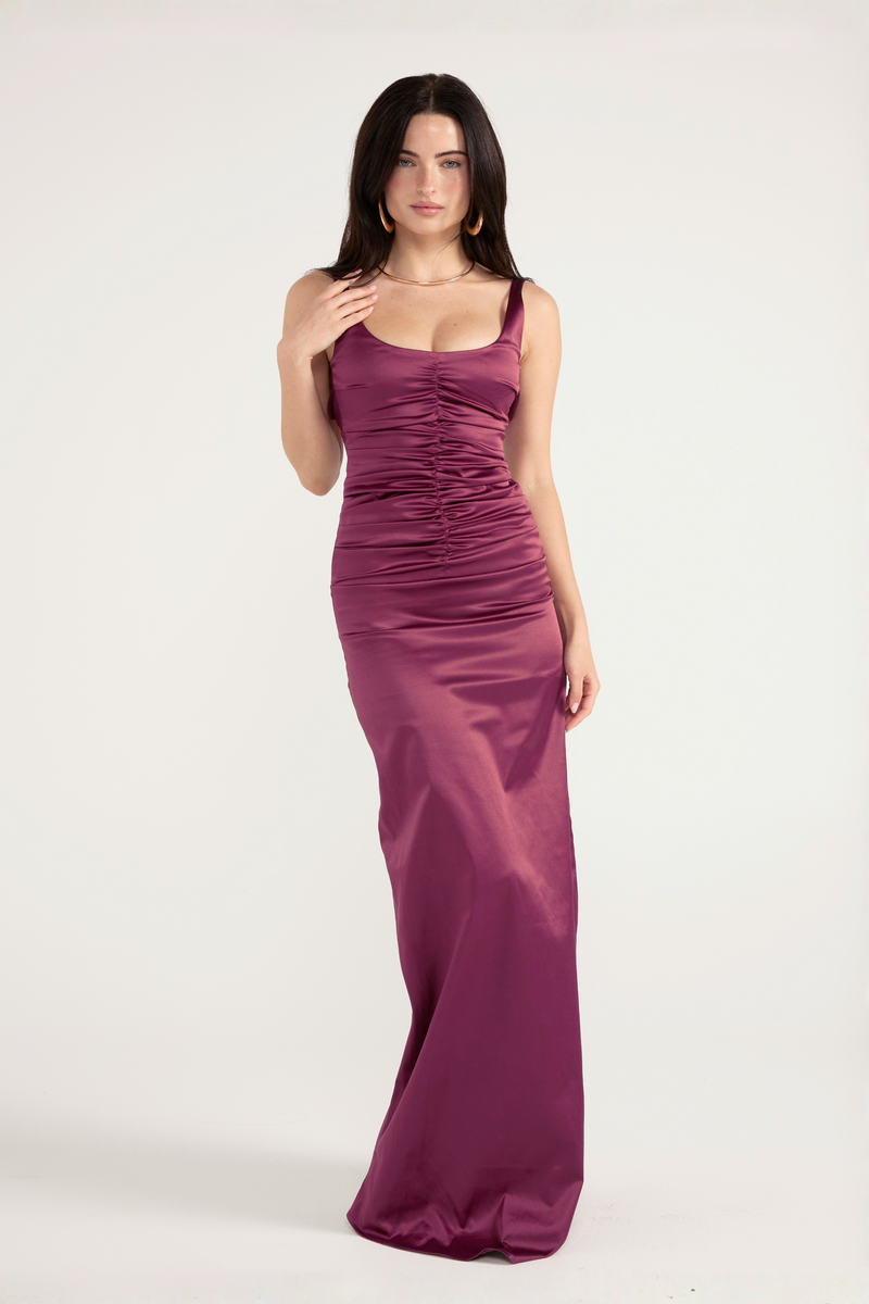 Atlein Gown - Plum