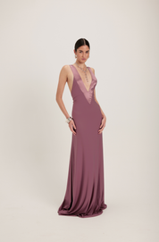 Rosa Gown Mauve