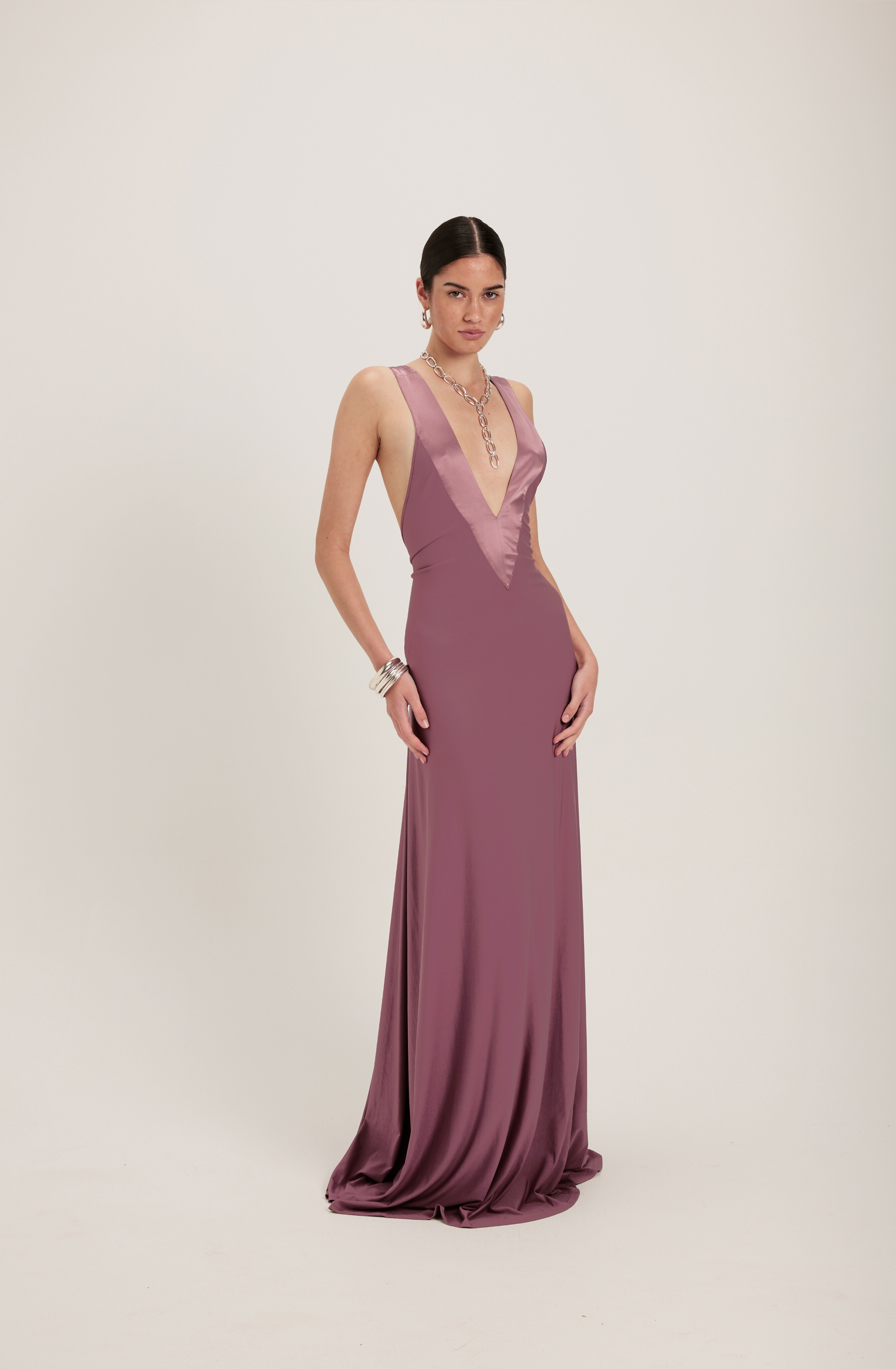 Rosa Gown Mauve