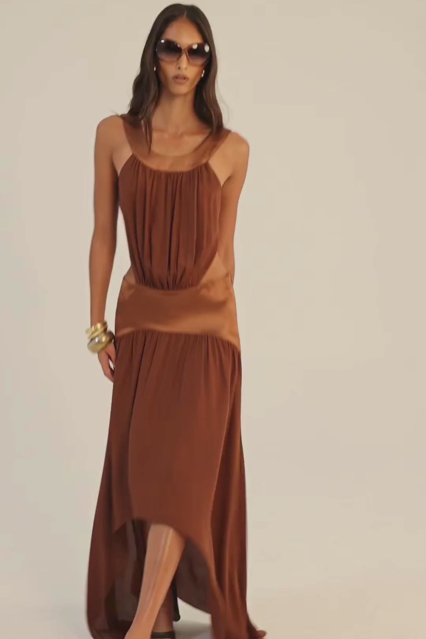 Carmen Gown - Camel