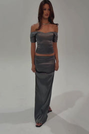 Bruna Top - Grey